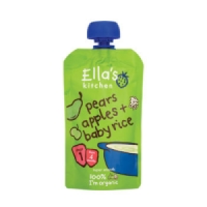 Ellas Stage 1 Baby Rice Pear & Apple 120g