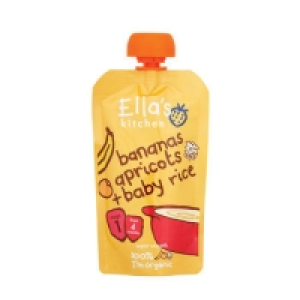 Ellas Stage 1 Baby Rice Banana & Apricot 120g