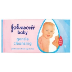 SuperValu  Johnsons Baby Wipes Gentle Cleansing 56pce