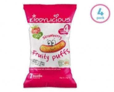 Kiddylicious Strawberry Fruity Puffs