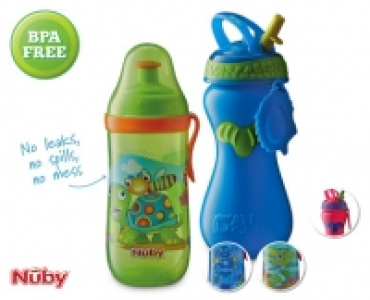 Nuby Pop-Up Sipper/Gator Grip Cup