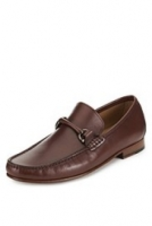 Leather Snaffle Slip-On Loafers 90.00 €