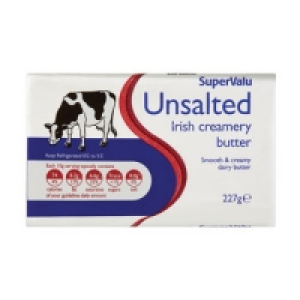 SuperValu Unsalted Irish Creamery Butter 227g