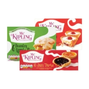 Mr Kipling Apple Pies/Cherry Bakewells/Jam Tarts 6 Pacl 214g