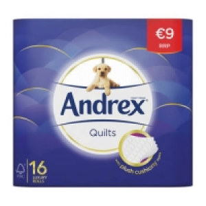 Andrex Quilts Gorgeous Comfort Toilet Tissue 16 Roll