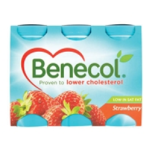 Benecol Strawberry Yogurt Drink 6 x 67.5g (405g)