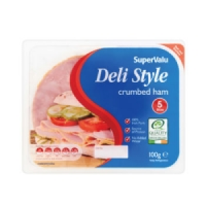SuperValu Deli Style Crumbed Ham 5 Slices 100g