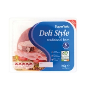 SuperValu Deli Style Traditional Ham 5 Slices 100g