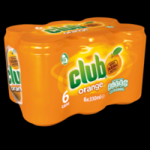 Club Orange Can Pack 6 x 330ml 3.00&nbsp;&euro;