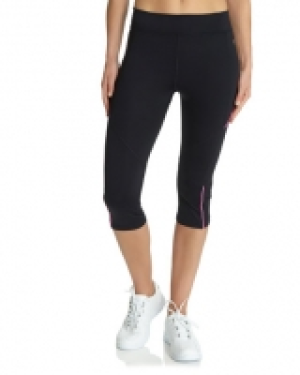 Slub Panel Capri Pants