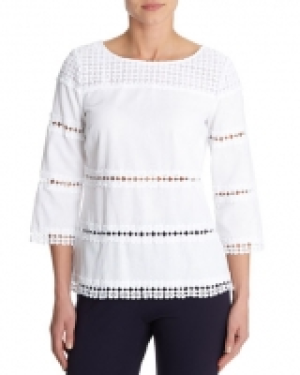 Savida Lace Insert Blouse