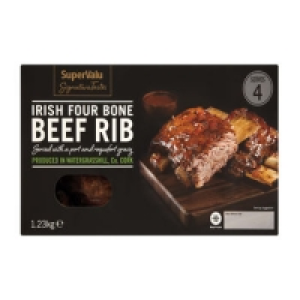 SuperValu Signature Tastes Irish Four Bone Beef Rib 1.23kg