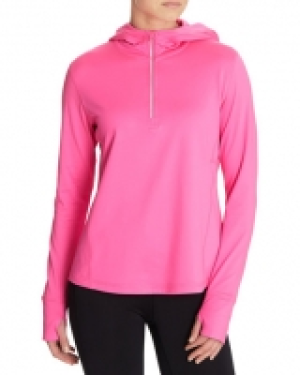 Brushed Half-Zip Hoodie
