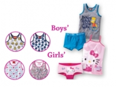 Girls or Boys Character Underwear Set 3.99 €