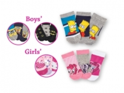 Girls or Boys Character Trainer Socks
