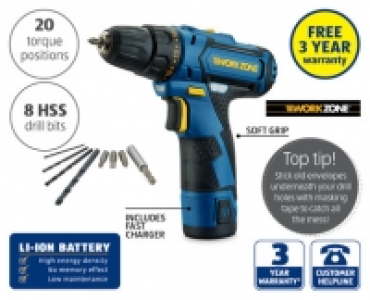 12V Li-Ion Cordless Drill