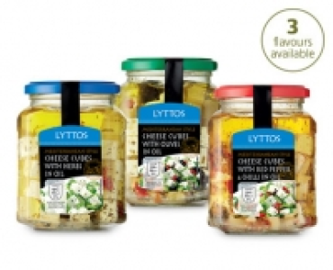 Mediterranean Style Cheese Cubes In Oil