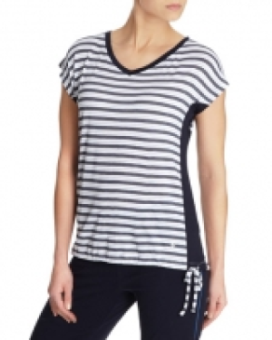 Cotton Striped Loose T-Shirt