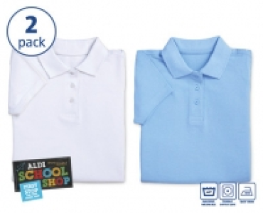 Girls Plain Polo Shirts