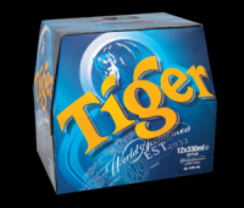 Tiger Bottle Pack 12x330ml 12.00 €