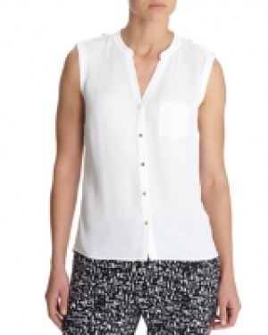 Woven Front Blouse
