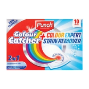 Punch Colour Catcher & Colour Expert Stain Remover 10 Pack