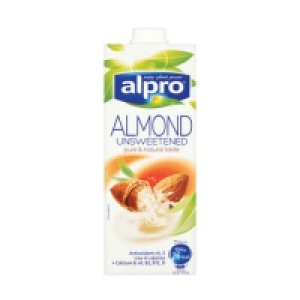 Alpro Almond Unsweetened Milk 1ltr
