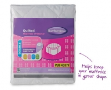 Quilted Mattress Protector Double