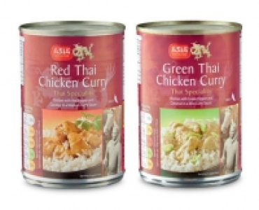 Thai Red/Thai Green Chicken Curry