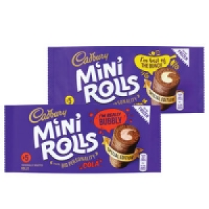 Cadbury Banana/Cola Mini Rolls 5 Pack