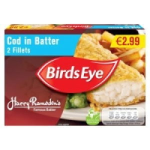 Birds Eye Cod Fillets Harry Ramsdens Batter