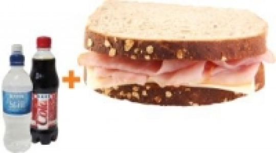 LUNCH OFFER Ballymaloe Ham & Cheese Sandwich & Drink