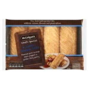 McColgans Chefs Special Jumbo Sausage Rolls