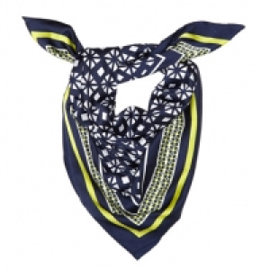 Lime Tile Print Scarf