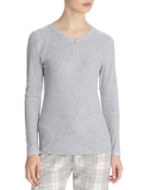 Whispers Grey Grandad Pyjama Top