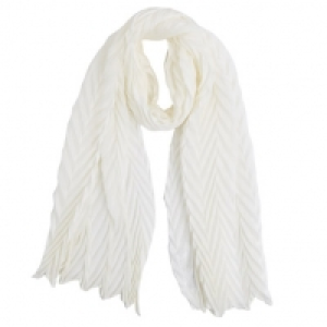 Zig Zag Pleated Scarf