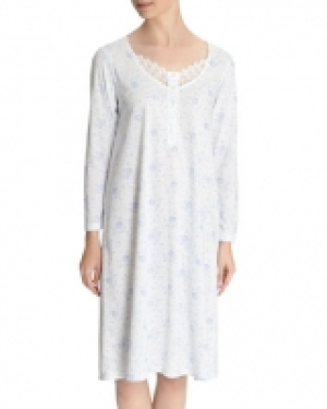 Aqua Long-Sleeved Nightdress