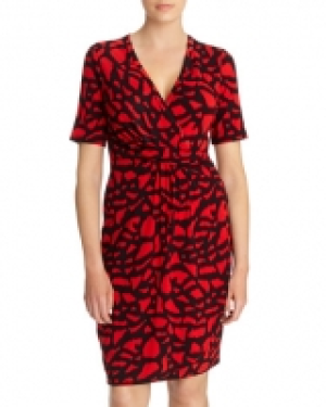Gallery Print Wrap Dress