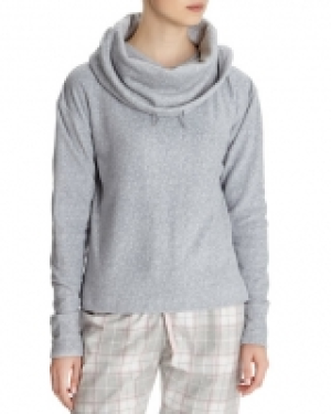 Super-Soft Cowl-Neck Lounge Top