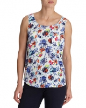 Print Vest With Pocket