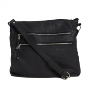 Washed Zip Cross-Body Bag