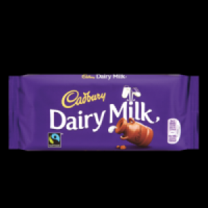 Cadbury Dairy Milk Chocolate Bar 110g 2.00 €
