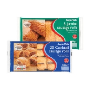 SuperValu Cocktail/Jumbo Sausage Rolls 20/5 Pack 360g - 400g
