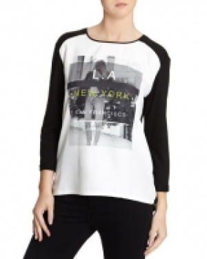 Long Sleeve Print Top