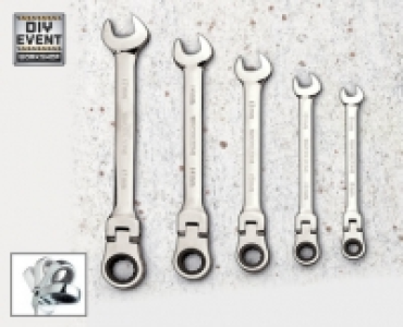 5 Piece Ratchet Wrench Set