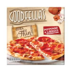 Goodfellas Extra Thin Pepperoni & Chorizo Pizza 328g
