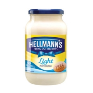 Hellmanns Light Mayonnaise Jar 600g