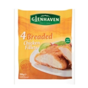 Glenhaven Breaded Chicken Fillets 4 Pack 380g
