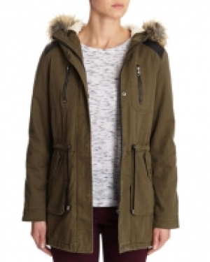 PU Trim Parka