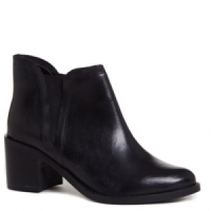 Savida Leather Mid-Heel Boots